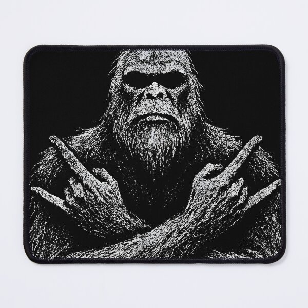 Item preview, Bigfoot Black Metal Cryptid Art designed and sold by Mortisigil.