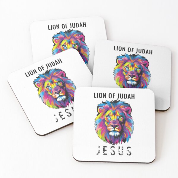 Item preview, Lion of Judah Colorful Art - God's Timing Is Perfect Christian designed and sold by GraceGiggles.