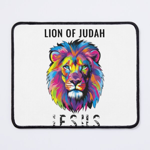 Item preview, Lion of Judah Colorful Art - God's Timing Is Perfect Christian designed and sold by GraceGiggles.