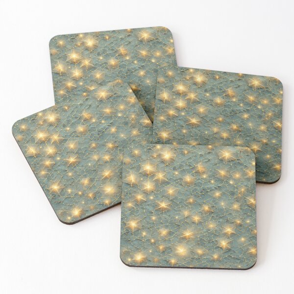 Item preview, Cracked Emerald Surface with Golden Starburst Illumination designed and sold by Virtuals1.
