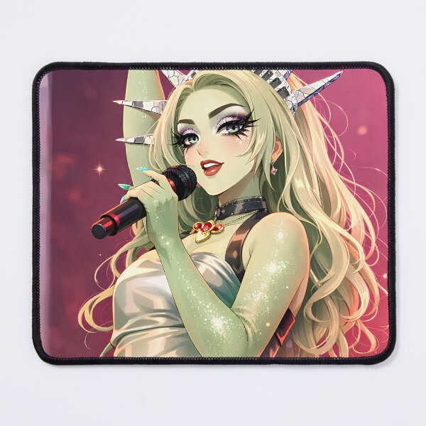 Item preview, Chappell Roan NYC Statue costume anime style fanart designed and sold by stickersony.