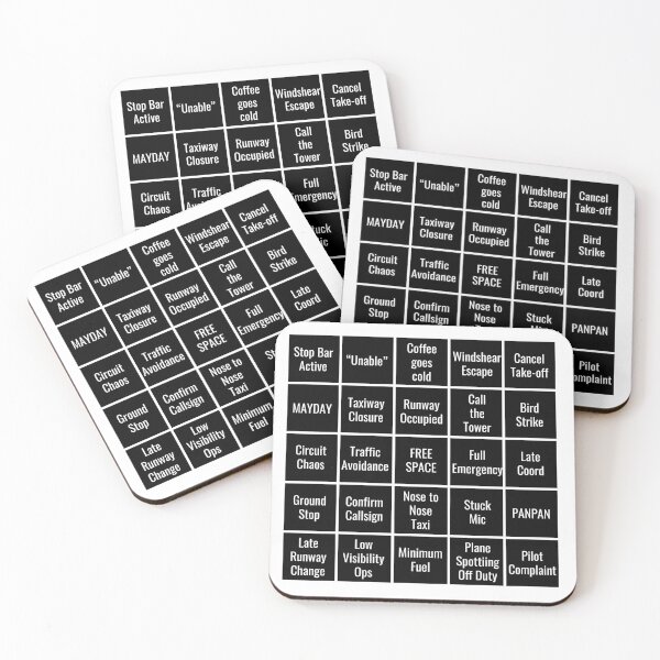 Item preview, Air Traffic Control Bingo  designed and sold by VectorsbyV.