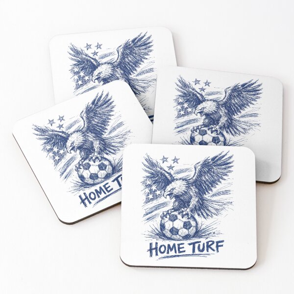 Item preview, USA Soccer 2026 Vintage Doodle - Home Turf Eagle Sketch designed and sold by Tee Nook.