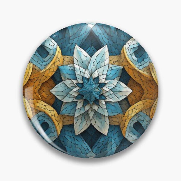 Item preview, Fractured Floral Mosaic: A Seamless Geometric Bloom designed and sold by Virtuals1.