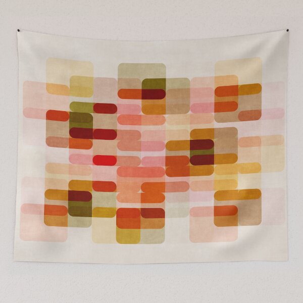 Item preview, Colorful Retro Overlapping Transparent Shapes 04 designed and sold by FAROSSTUDIO.