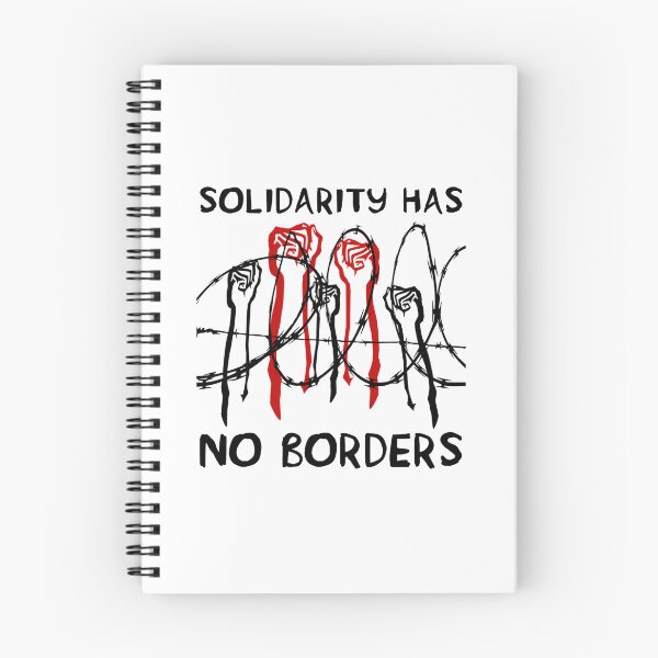 Item preview, Solidarity Has No Borders - Immigrant Refugee Abolish Ice  designed and sold by ElsaCardenas.