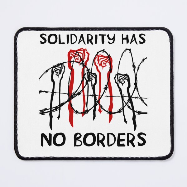 Item preview, Solidarity Has No Borders - Immigrant Refugee Abolish Ice designed and sold by ElsaCardenas.