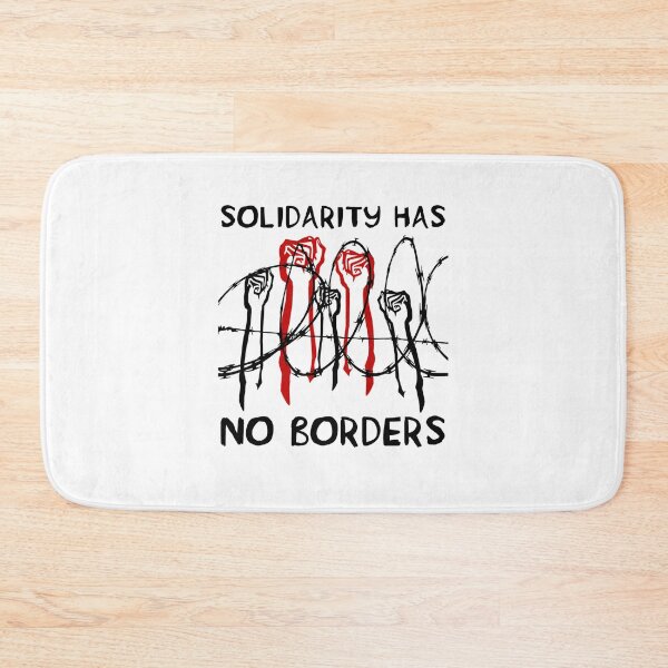 Item preview, Solidarity Has No Borders - Immigrant Refugee Abolish Ice  designed and sold by ElsaCardenas.