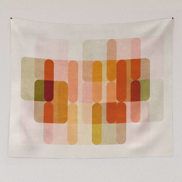 Item preview, Colorful Retro Overlapping Transparent Shapes 03 designed and sold by FAROSSTUDIO.