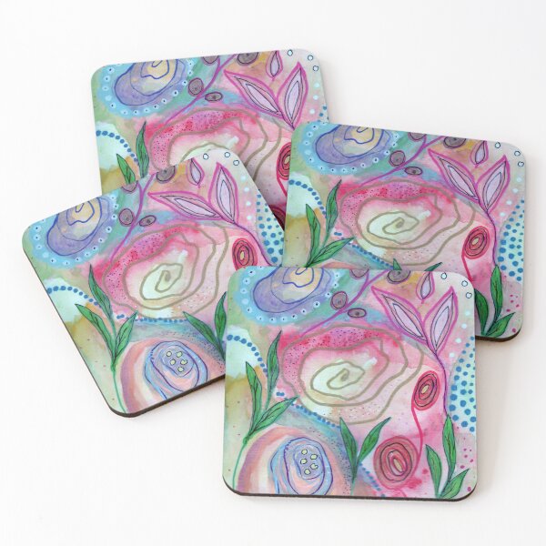Item preview, Colorful Abstract Floral Art designed and sold by LaurelDoggett.