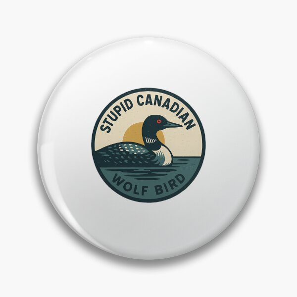 Item preview, Stupid Canadian Wolf Bird  designed and sold by ElsaCardenas.