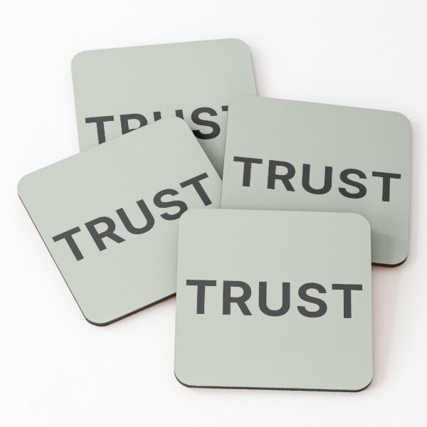 Item preview, TRUST — Quiet Confidence Minimal Text Design designed and sold by CHANCHANAI.