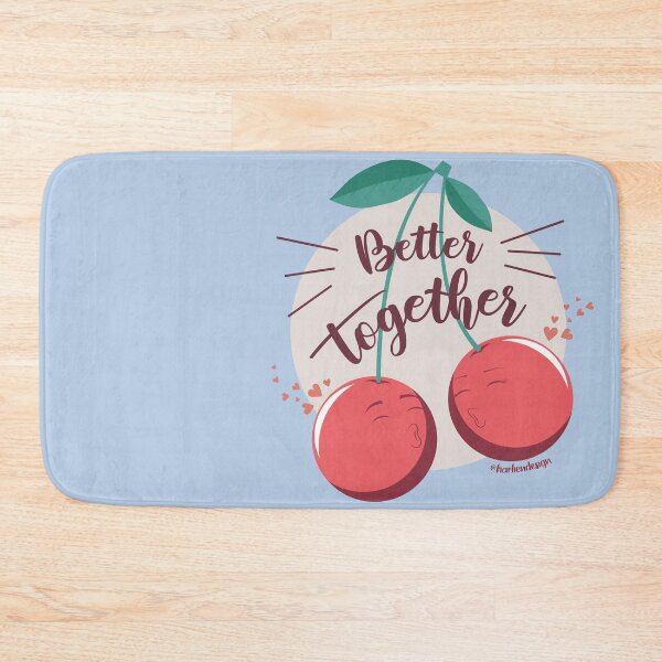 Item preview, Cute Cherry Couple – Better Together Design designed and sold by HarlienDesign.