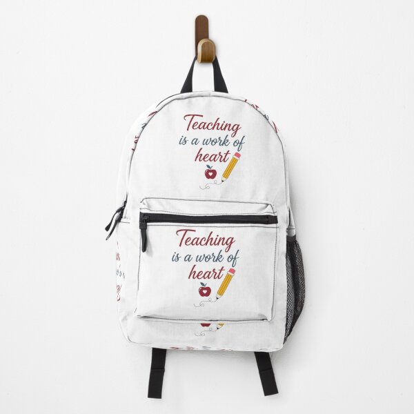 Item preview, Minimalist "Teaching is a Work of Heart" Educator Graphic designed and sold by VibranPalette.