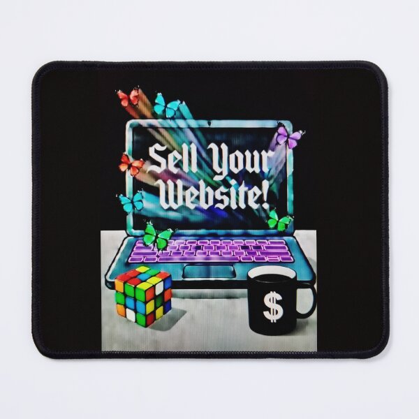 Item preview, Sell Your Website! Motivational Butterfly Burst Laptop Art. designed and sold by RBest!.