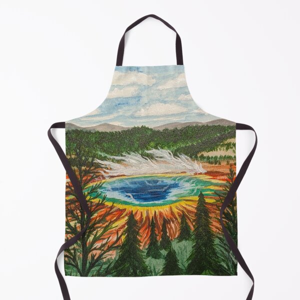 Item preview, Overlooking the Grand Prismatic Spring  designed and sold by Matt Starr Fine Art .