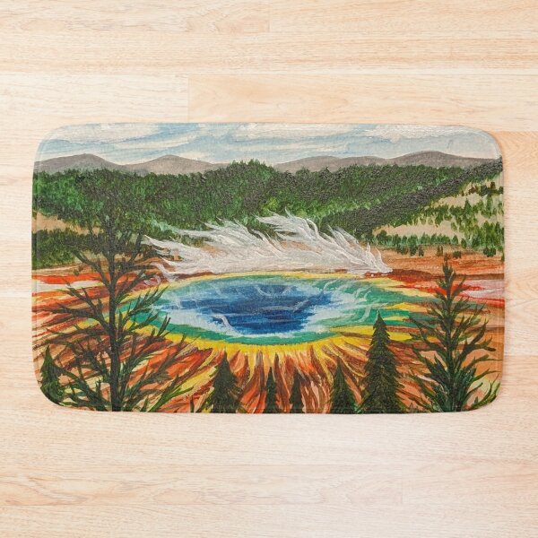 Item preview, Overlooking the Grand Prismatic Spring  designed and sold by Matt Starr Fine Art .