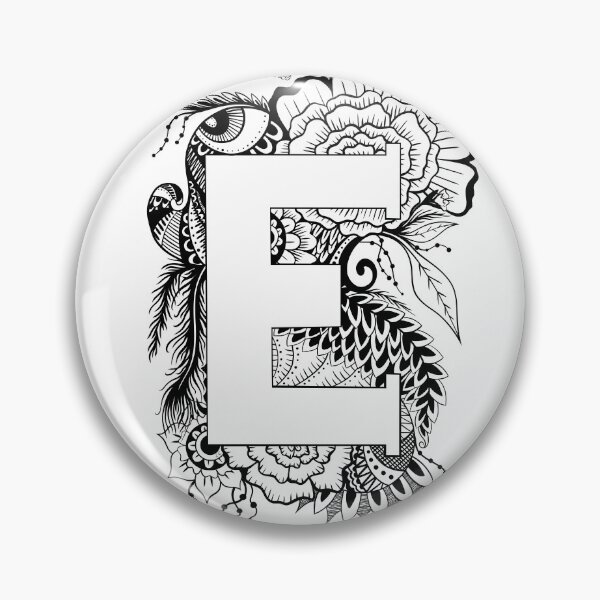 Item preview, Letter E Botanical design designed and sold by ZeborahGrace.