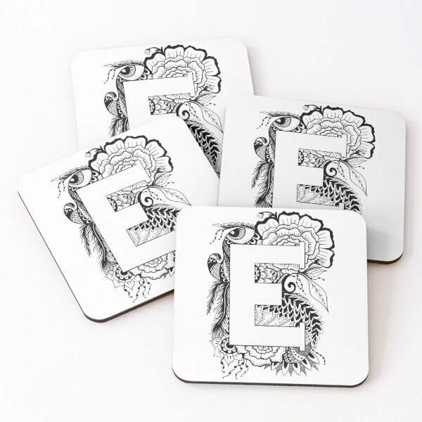 Item preview, Letter E Botanical design designed and sold by ZeborahGrace.