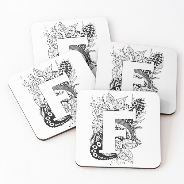 Item preview, Letter F Botanical design designed and sold by ZeborahGrace.