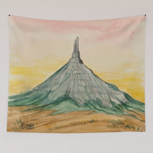 Item preview, Chimney Rock landmark designed and sold by Matt Starr Fine Art .
