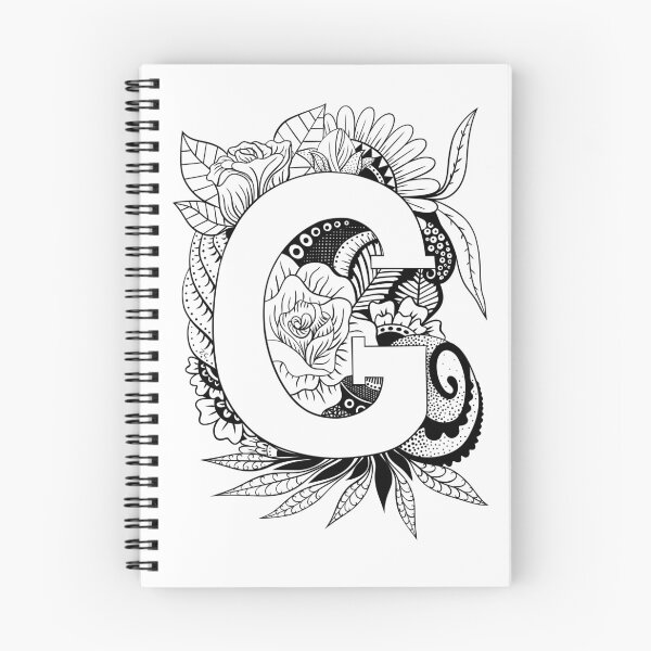 Item preview, Letter G Botanical design designed and sold by ZeborahGrace.
