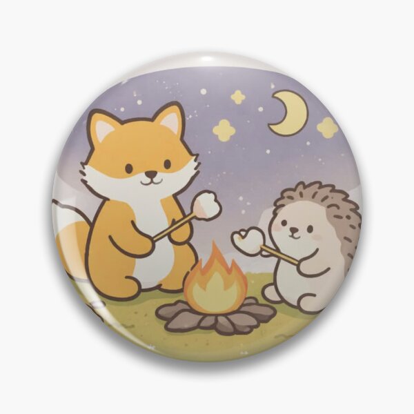 Item preview, Campfire Night with Fox & Hedgehog designed and sold by Meow-Mug.