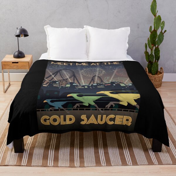 Item preview, Final Fantasy Vii Gold Saucer Travel Poster Meet Me At The designed and sold by Saroj Nepal.