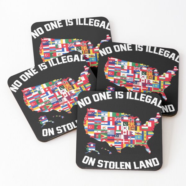 Item preview, No One is Illegal on Stolen Land designed and sold by benbuster.