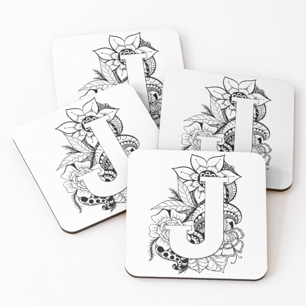 Item preview, Letter J Botanical design designed and sold by ZeborahGrace.