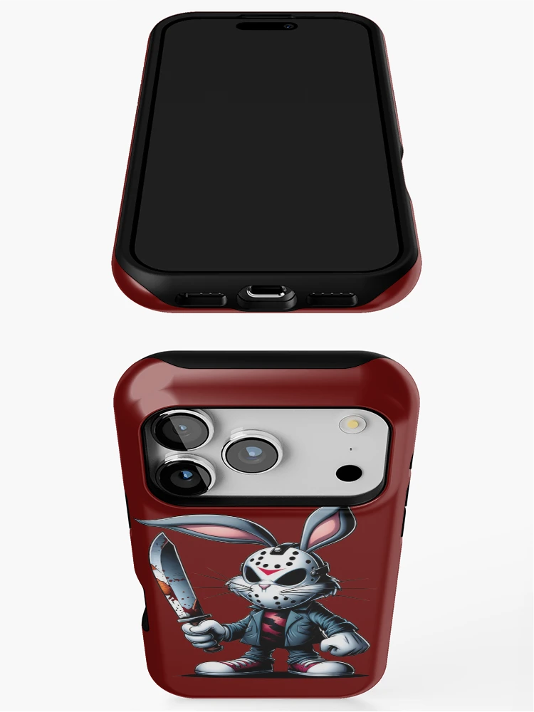 Thumbnail 3 of 4, iPhone Case, Bad Rabbit designed and sold by DeadThingsShop.