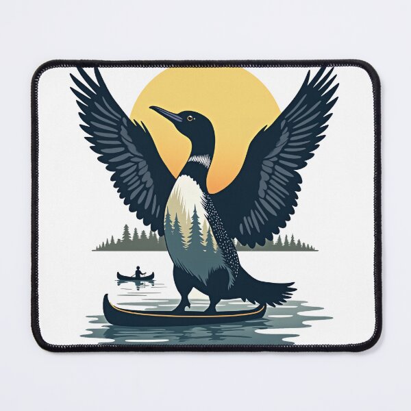 Item preview, Rebel Loon Double Exposure - Minnesota Lake designed and sold by The Grumpy Pet Club.