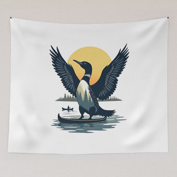 Item preview, Rebel Loon Double Exposure - Minnesota Lake designed and sold by The Grumpy Pet Club.