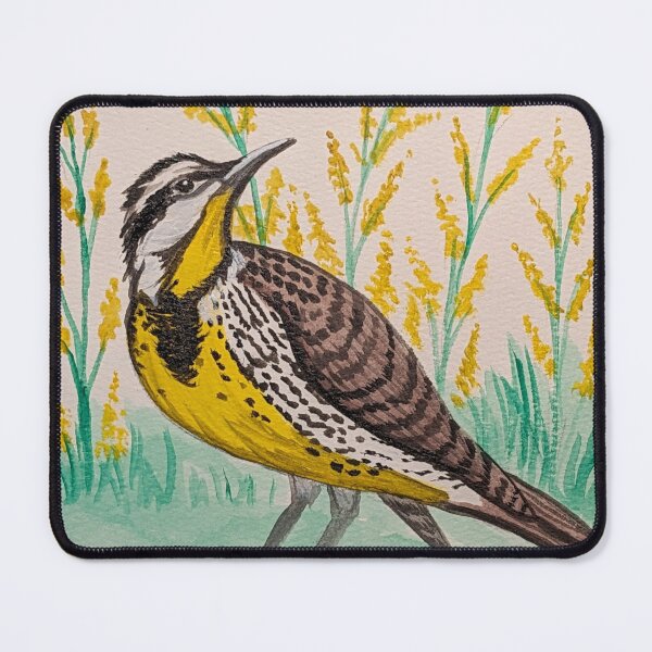 Item preview, Nebraska state bird and flower, the meadowlark and goldenrod designed and sold by Matt Starr Fine Art .