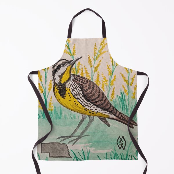 Item preview, Nebraska state bird and flower, the meadowlark and goldenrod designed and sold by Matt Starr Fine Art .