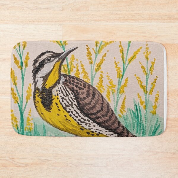 Item preview, Nebraska state bird and flower, the meadowlark and goldenrod designed and sold by Matt Starr Fine Art .