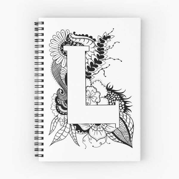 Item preview, Letter L Botanical design designed and sold by ZeborahGrace.