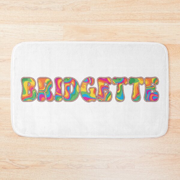 Item preview, ❤️ Bridgette Personalized Name Wavy Retro Shirt, Coffee Mug, Sticker Gift designed and sold by HelixPedia.