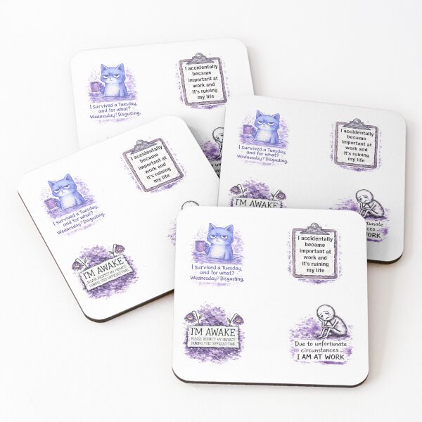 Item preview, Hard at work ! Long day.  designed and sold by Myllady's Soundtrack and Stickers.