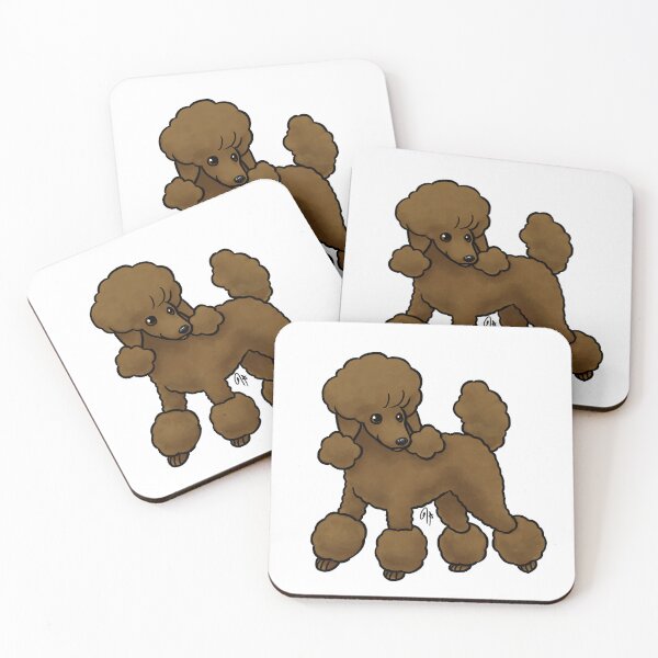 Item preview, Dog - Toy Poodle - Miami Chocolate designed and sold by Jennifer Stolzer.