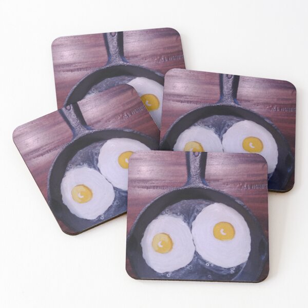 Item preview, Fried eggs in a skillet designed and sold by Matt Starr Fine Art .