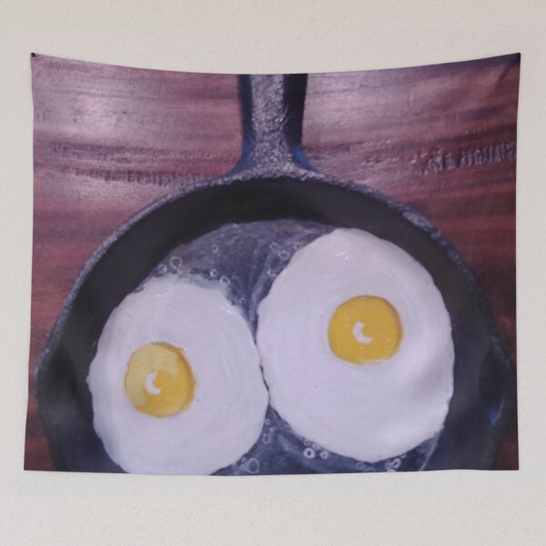 Item preview, Fried eggs in a skillet designed and sold by Matt Starr Fine Art .
