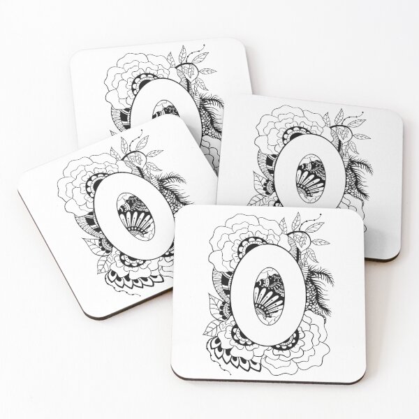 Item preview, Letter O Botanical design designed and sold by ZeborahGrace.