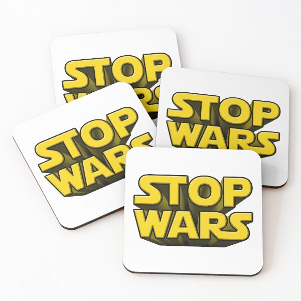 Item preview, Stop Wars Star Wars Yellow Logo Parody designed and sold by graficsfx.