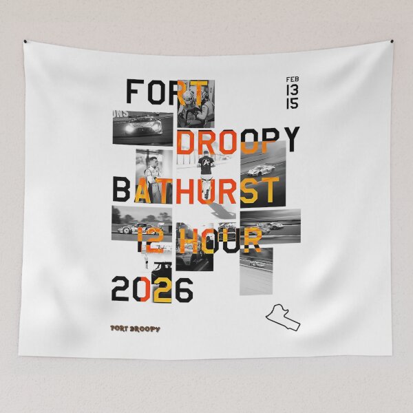 Item preview, Fort Droopy Poster 12 Hour 2026  designed and sold by Saroj Nepal.