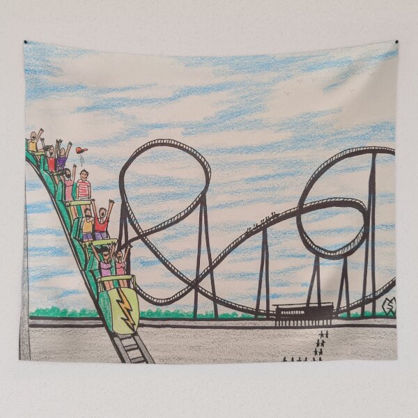 Item preview, Roller coaster ride designed and sold by Matt Starr Fine Art .