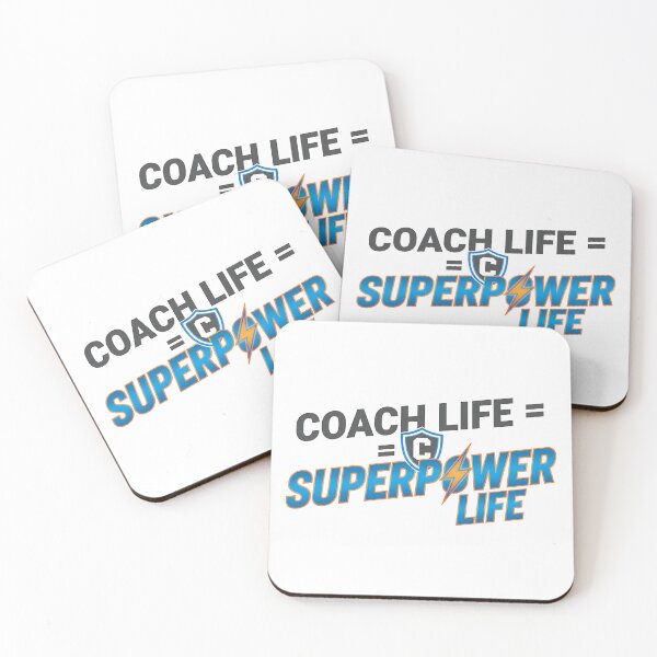 Item preview, Coach Life = Superpower Life Shirt | Sports Coach & Trainer Tee | Motivational Coach Apparel designed and sold by Muzgle.