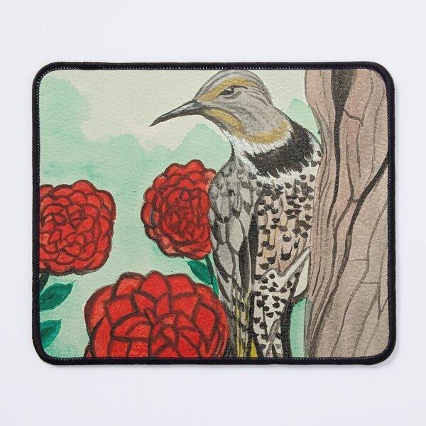 Item preview, Alabama state bird and flower, the yellowhammer and camellia designed and sold by Matt Starr Fine Art .
