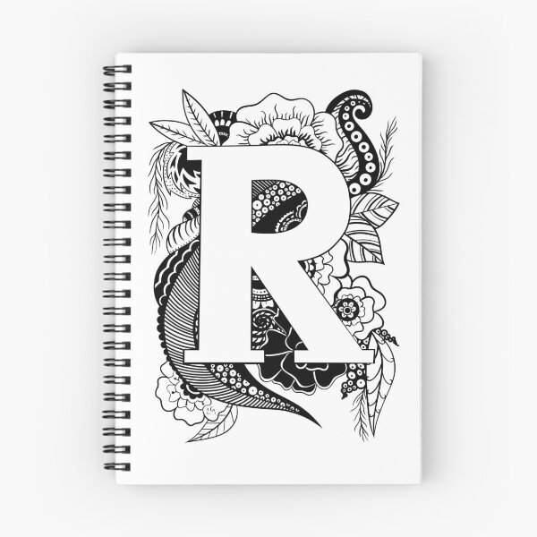 Item preview, Letter R Botanical design designed and sold by ZeborahGrace.
