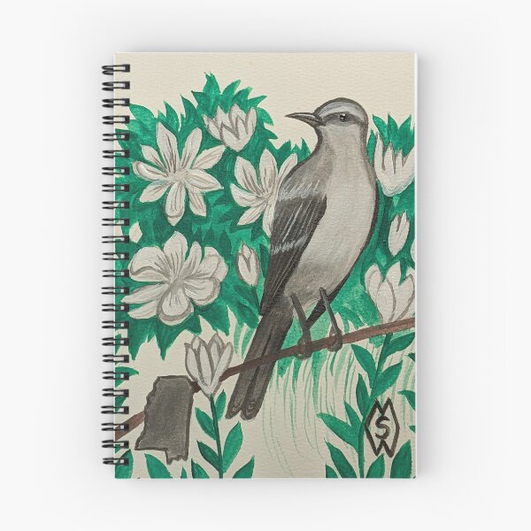 Item preview, Mississippi state bird and flower, the mockingbird and magnolia designed and sold by Matt Starr Fine Art .